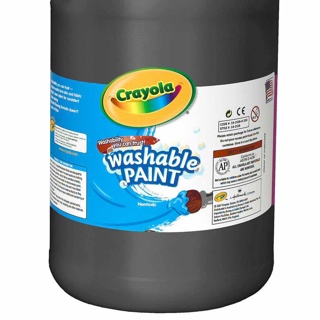Crayola Washable Tempera Paint, 3.8 L, Black