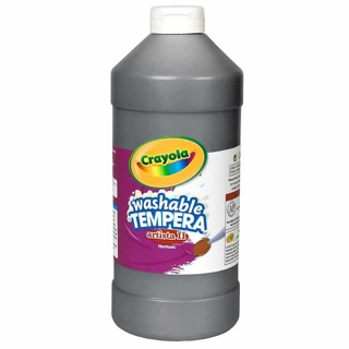 Crayola Washable Tempera Paint, 946 ml, Black