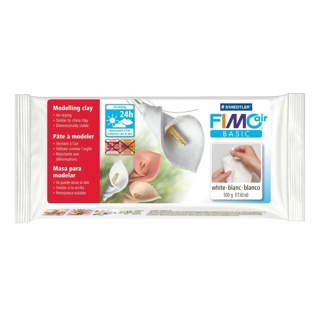 FIMO Air Dry Modelling Clay, White, 500 g