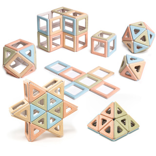 *Eco Magnetic Polydron, 72 Pieces