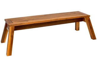 Outdoor Bench Seat, 12-1/2" Seat Height