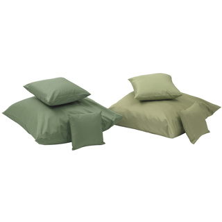 Two-Tone Pillows, Sage/Fern, Set of 6