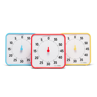 Time Timer 8” Learning Center Classroom Set, Primary Colour, Set of 3