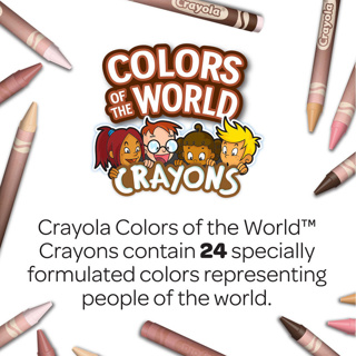 Crayola Colours of the World Crayon Classpack, Set of 480