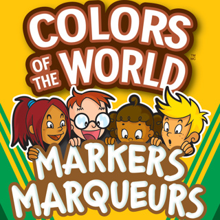 Crayola Colours of the World Fine Line Washable Markers, Set of 24