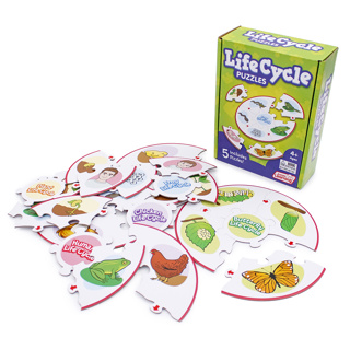 Life Cycle Puzzles, Set of 5
