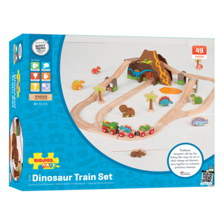 Dinosaur Railway Set, 49 Pieces
