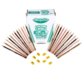 Crayola Colours of the World Coloured Pencils Classpack, Set of 240