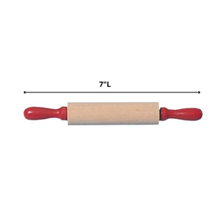 Wooden Rolling Pins, 7" Long, Set of 12