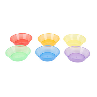 Translucent Colour Sorting Bowls, Set of 6