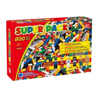 Building Bricks Super Pack, 800 Pieces
