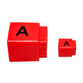 Jumbo Alphabet Unifix Cubes, 120 Pieces