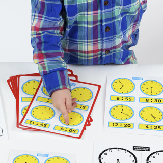 Time Activity Cards, Set of 48