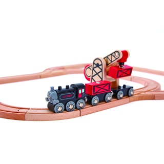 Steam-Era Freight Train Set