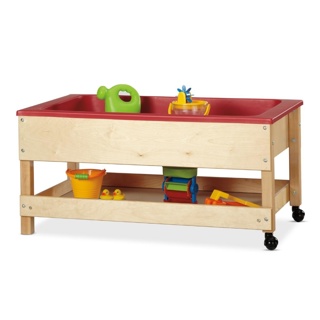 Toddler Sensory Table with Shelf, 20" High