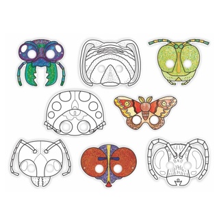 Insect Masks, 24 Pieces