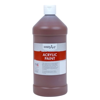 Handy Art® Acrylic Paint, 32 oz, Burnt Sienna