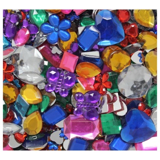 Acrylic Gemstones, 250 grams