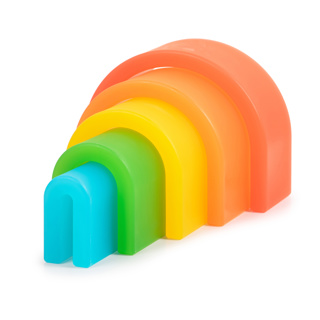 Discovery Stackers, Rainbow Tall Arch, 5 Pieces