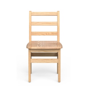 *Hardwood Ladderback Chairs, 14" Seat Height, Set of 2