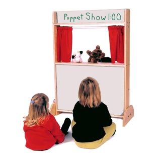 Puppet Stage & Store with Markerboard