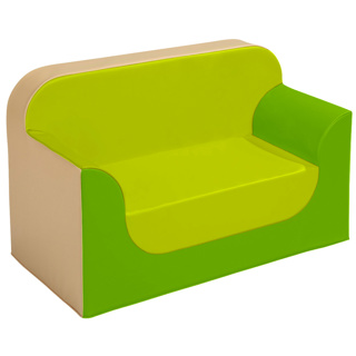 Preschool Soft Furniture Set, Green/Beige
