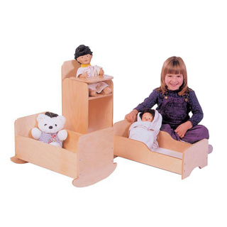 Traditional Doll Furniture, Set of 3