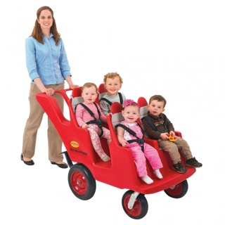 Bye-Bye Buggy, 4 Seater, Red
