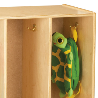 5-Section Locker, Toddler, with Bins