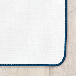 KIDSoft Pattern Blocks Carpet, 8' x 12', Rectangle, Blue