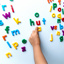 Lowercase Magnetic Letters, Multicoloured, 42 Pieces