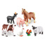 Jumbo Farm Animals, Set of 7