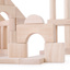 Hardwood Unit Blocks Supplement Set 2, 84 Pieces