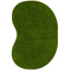 GreenSpace Artificial Grass Rug, Jellybean, 6' x 9', Green