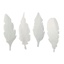 Colour Diffusing Paper Feathers, 80 Pieces