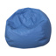 Bean Bag Chair, 35" Diameter, Deep Water Blue
