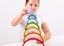 Wooden Stacking Arches, Small, Rainbow, 7 Pieces