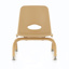 *Classroom Stacking Chair, 7-1/2" Seat Height, Natural