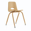 Classroom Stacking Chair, 17-1/2" Seat Height, Natural
