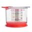 Rainbow Fraction Liquid Measuring Cups, Set of 4