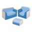Preschool Soft Furniture Set, Blue/Ivory