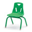 Berries Stacking Chair, 12" Seat Height, Green