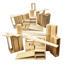 Premium Hardwood Hollow Blocks, 40 Pieces