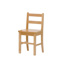 Ladderback Chair, 15" Seat Height, Maple