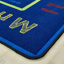 Chalk and Play Literacy Rug, 8' x 12', Rectangle, Blue