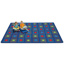 Primary Squares Seating Rug, 6' x 9', Rectangle, 30 Seats