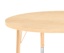 Berries Adjustable Table, 48", Round, Maple with Maple, 11"-15" High